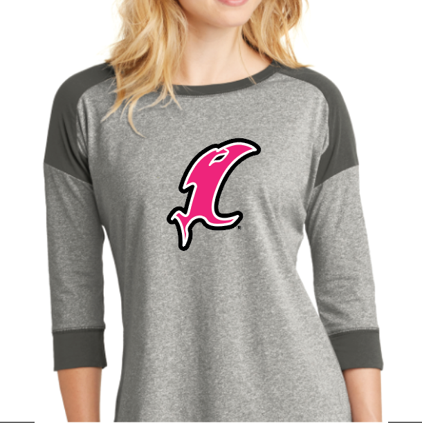 Vic 3/4 Sleeve Ladies Tee - Color Options