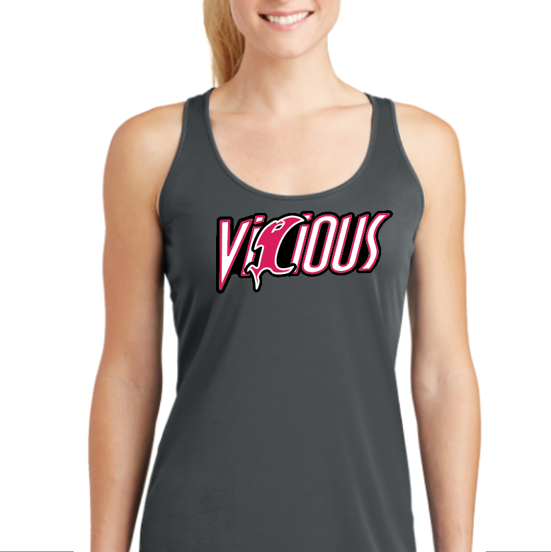 Vicious Fishing Racer Back Tank - Color Options