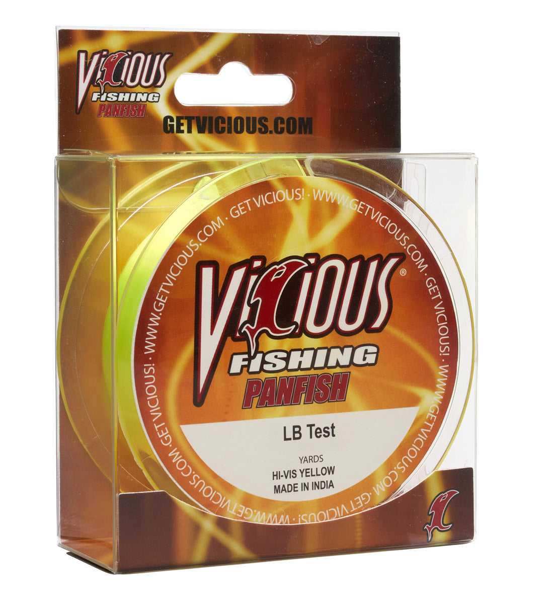 Vicious Panfish Hi-Vis Yellow Monofilament Fishing Line