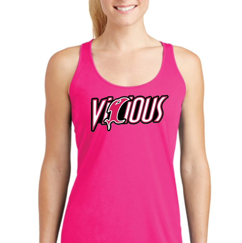 Vicious Fishing Racer Back Tank - Color Options