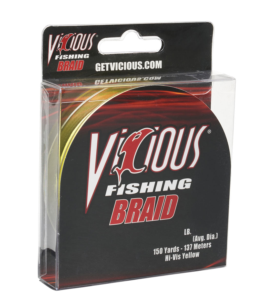 Vicious Standard Hi-Vis Yellow Braid - 300 Yards – Vicious Fishing