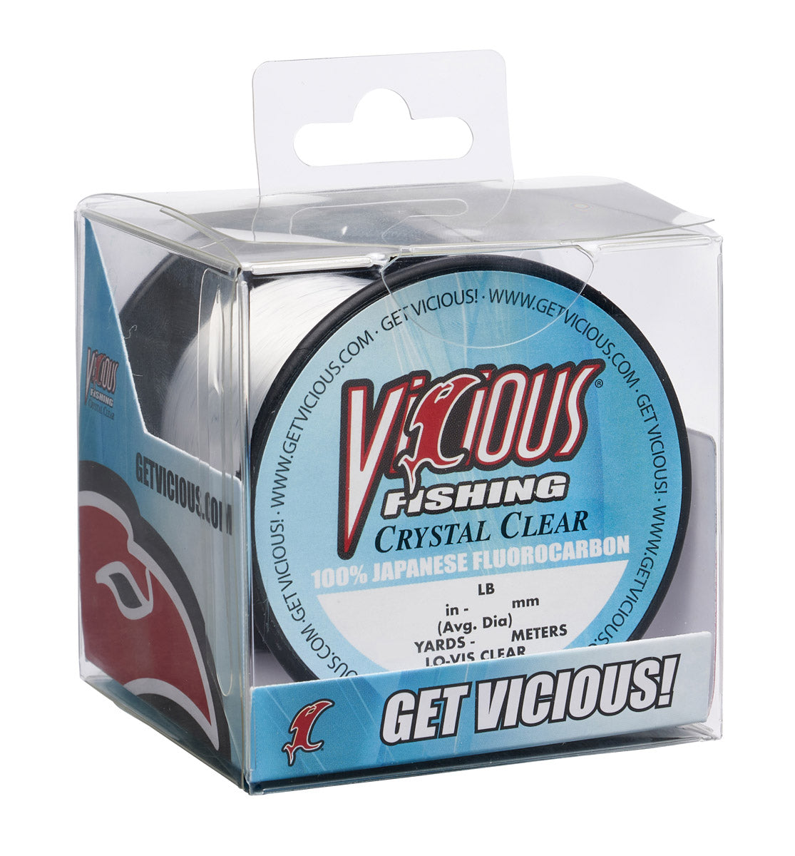 Vicious Crystal Clear 100% Japanese Fluorocarbon - 500 Yards – Vicious  Fishing