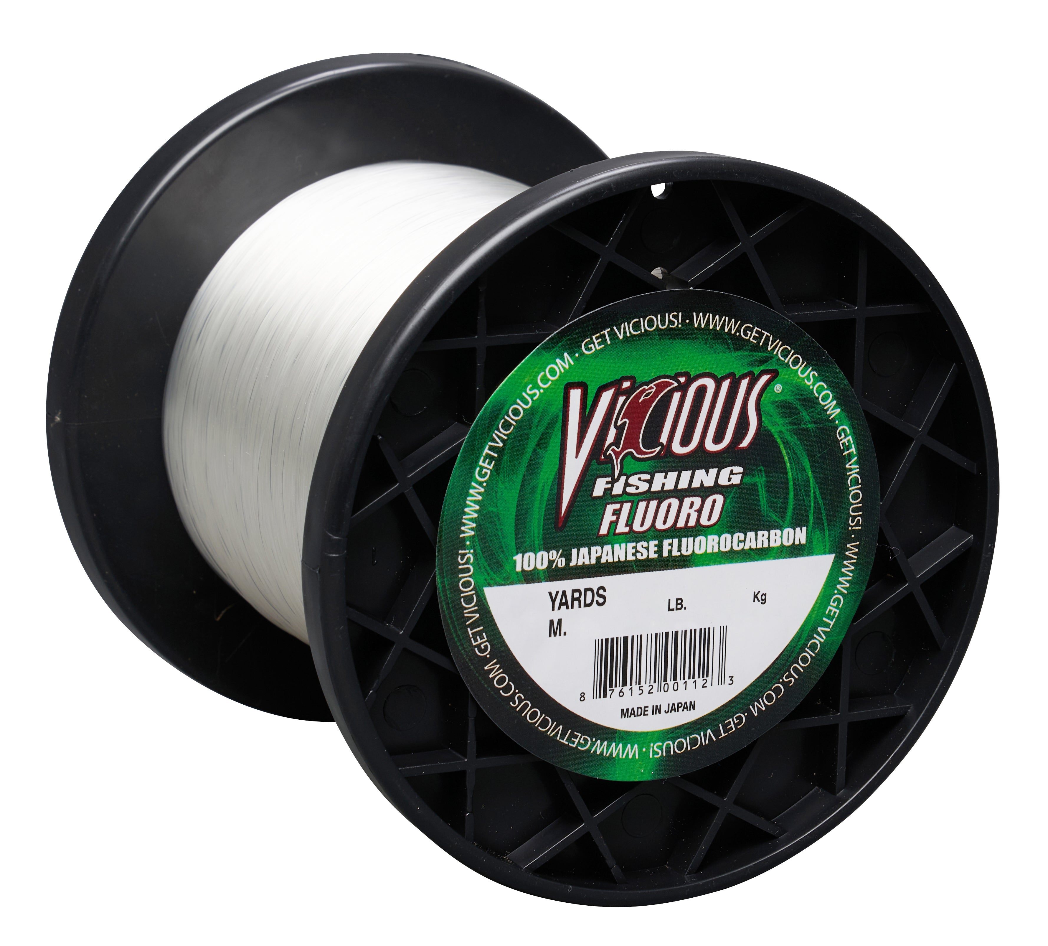 Vicious Fishing 12# 100% Fluorocarbon Line, 800 yd. : : Sports,  Fitness & Outdoors