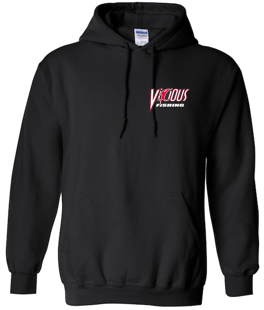 Vicious Classic Black Hoodie