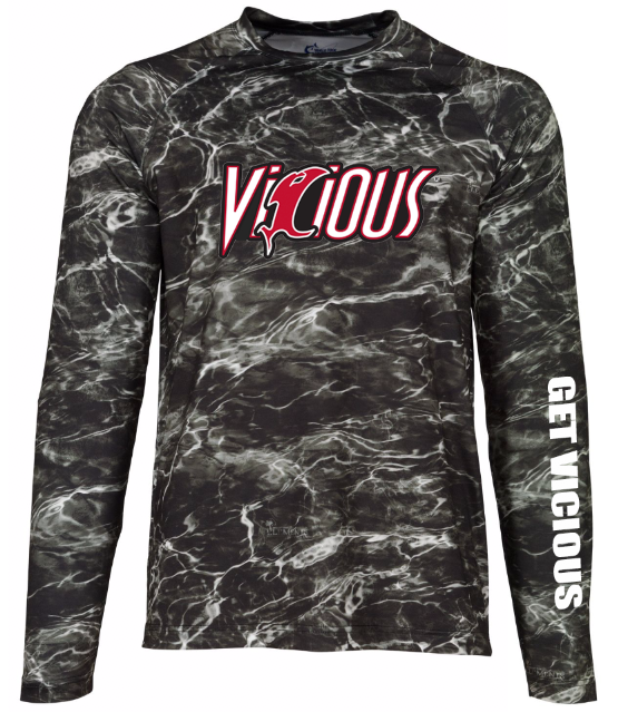 Vicious Mossy Oak Blackfin LS Performance Tee