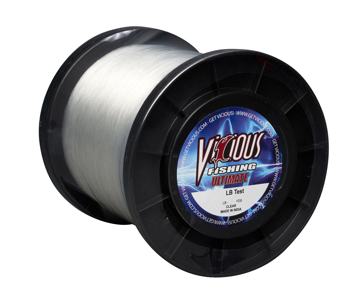 Vicious Ultimate Clear Mono - 2LB Spool – Vicious Fishing