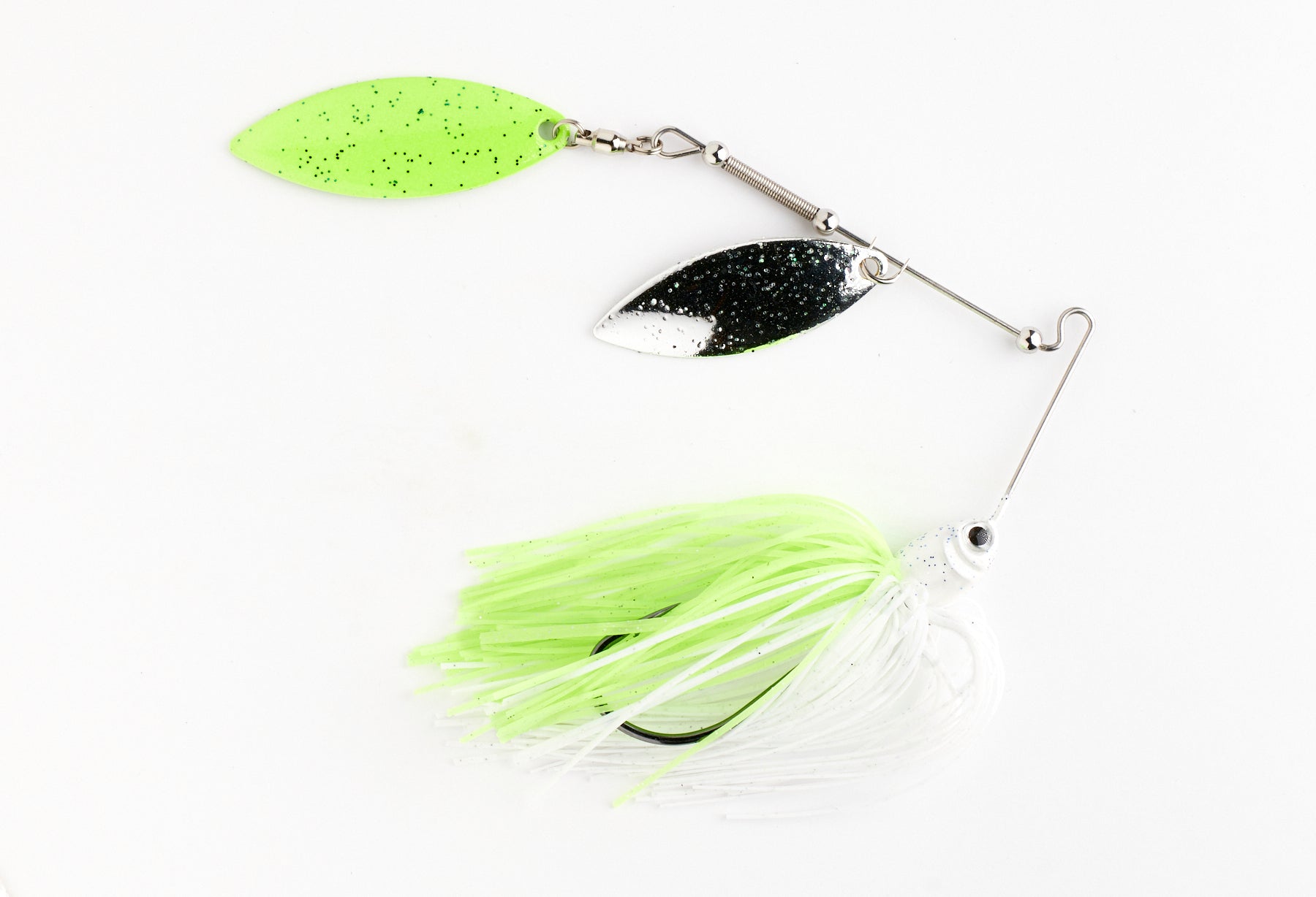 Vicious Spin Doctor - 3/8 oz Spinnerbait - Chartreuse & White – Vicious  Fishing