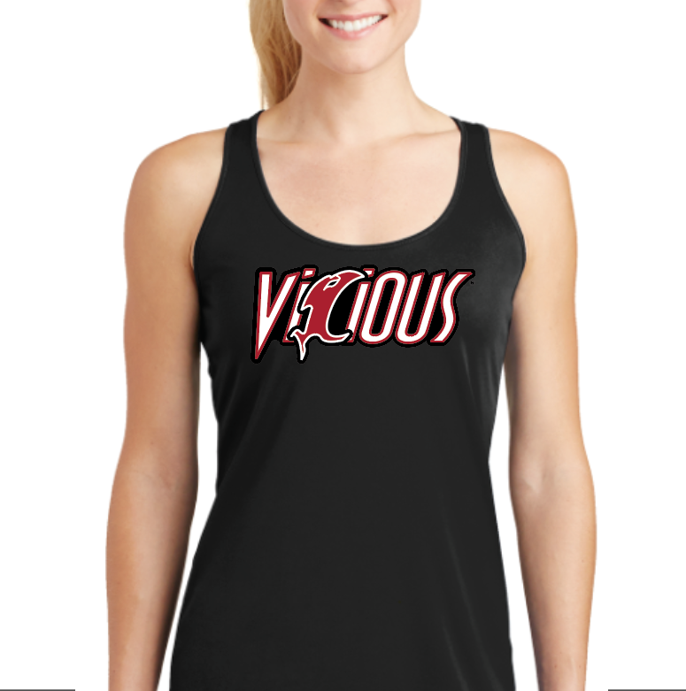 Vicious Fishing Racer Back Tank - Color Options