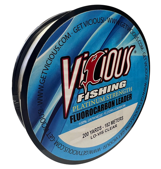 Vicious Fluorocarbon Fishing Line 800 Yards 17 Pound