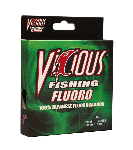Vicious 100% Fluorocarbon Leader - 30 Yards
