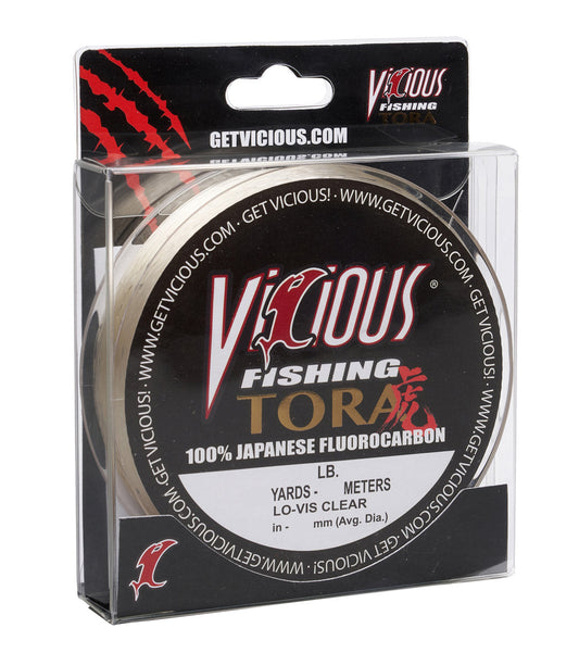 Vicious Tora 100% Japanese Fluorocarbon - 14 Lb Test