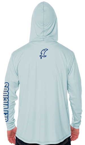 Vicious Blue LS Hooded Performance Tee