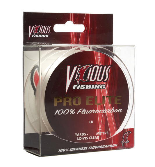  Vicious Fishing 100% Clear Fluoro - 15LB, 500 Yards : Sports &  Outdoors