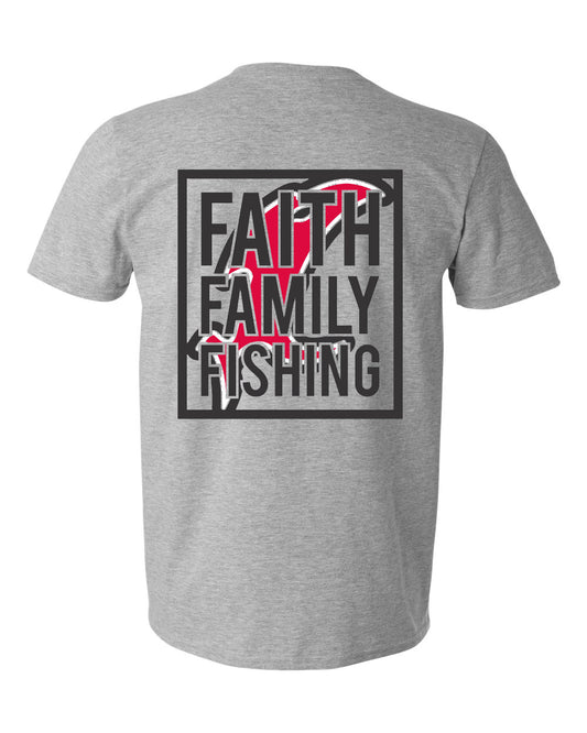 Vicious Faith, Family & Fishing Tee