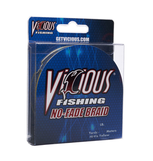 Vicious Fishing BBB Standard Braid Fishing Line Hi Vis Blue - 1500 Yar